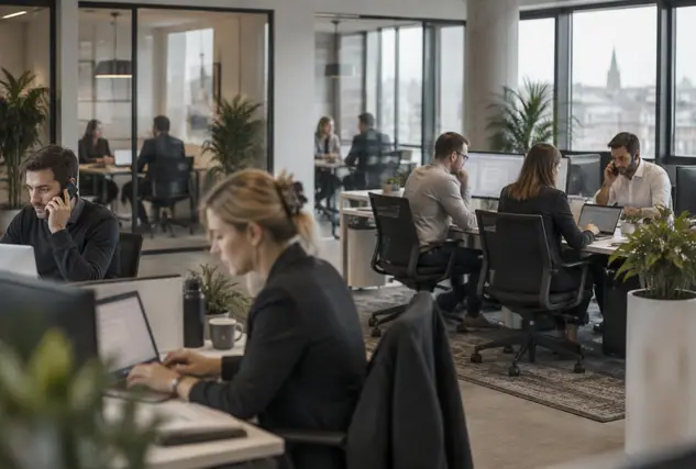 Ομάδες πωλήσεων σε ξεχωριστά γραφεία μιας B2B εταιρείας